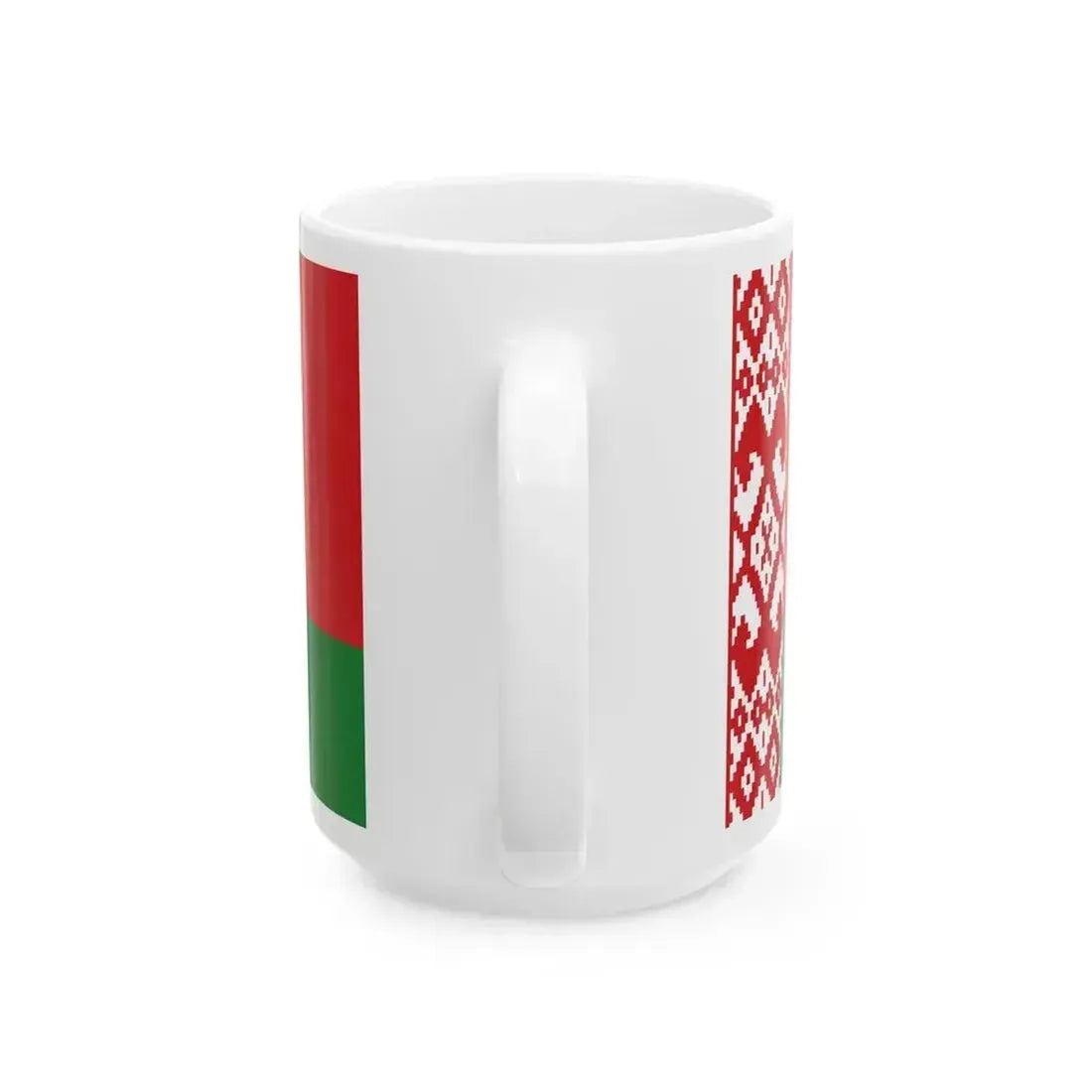 Flag of Belarus (Belarus) White Coffee Mug - Go Mug Yourself
