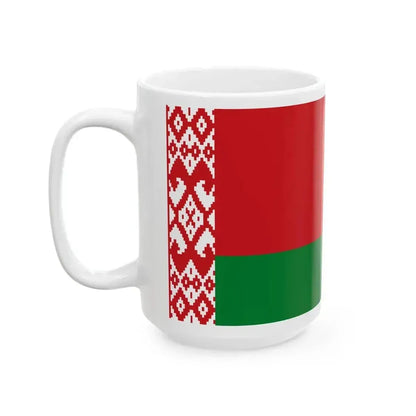 Flag of Belarus (Belarus) White Coffee Mug - Go Mug Yourself