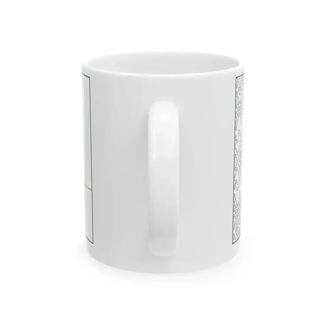 Flag of Belarus colouring page (Belarus) White Coffee Mug - Go Mug Yourself