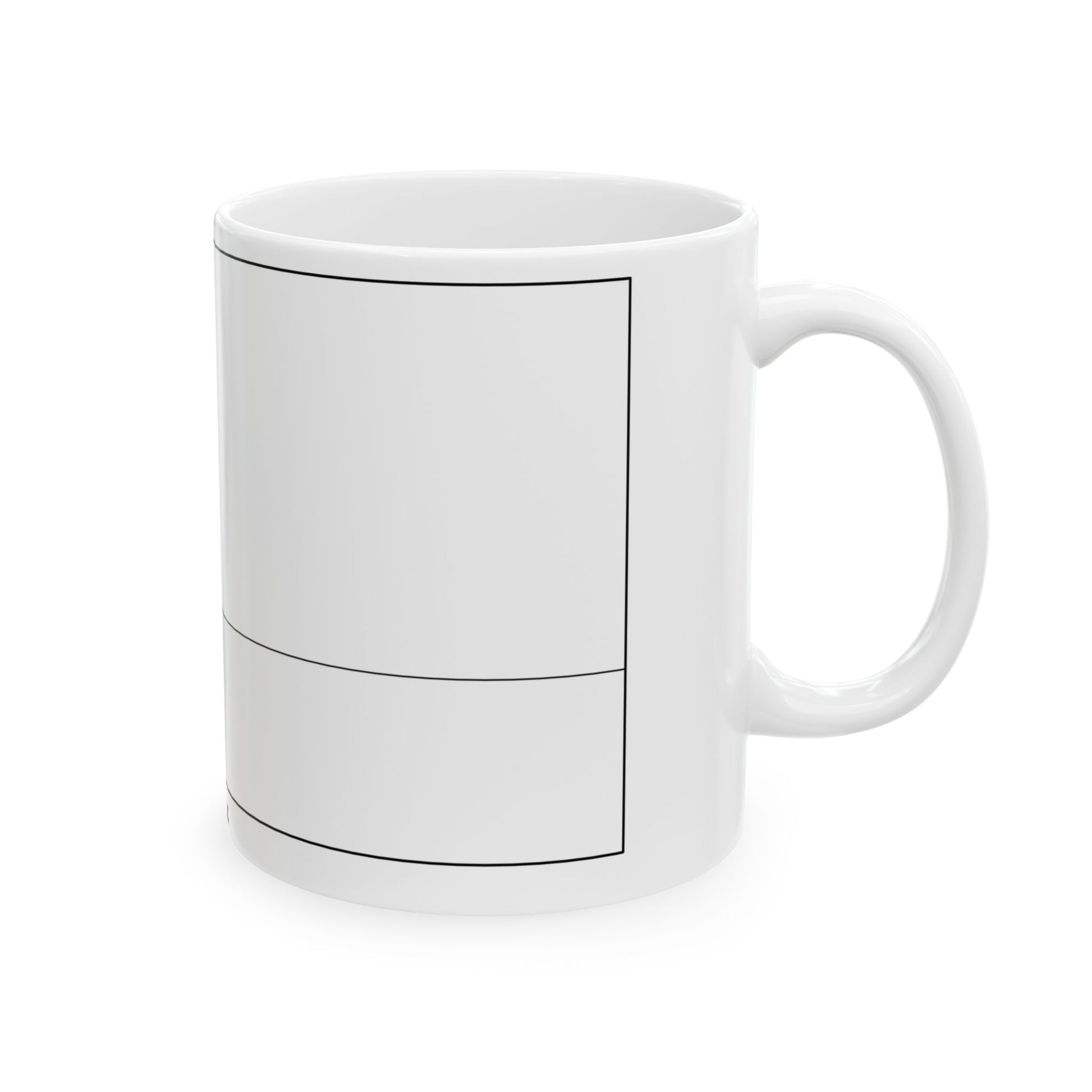 Flag of Belarus colouring page (Belarus) White Coffee Mug-Go Mug Yourself
