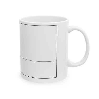 Flag of Belarus colouring page (Belarus) White Coffee Mug-Go Mug Yourself
