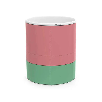 Flag of Belarus construction sheet (Belarus) White Coffee Mug 11oz - Go Mug Yourself