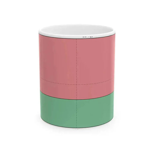 Flag of Belarus construction sheet (Belarus) White Coffee Mug 11oz - Go Mug Yourself