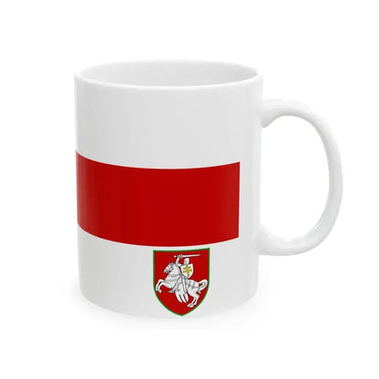 Flag of Belarus Customs 1991-1995 (Belarus) White Coffee Mug - Go Mug Yourself