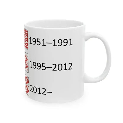 Flag of Belarus ornaments (Belarus) White Coffee Mug - Go Mug Yourself