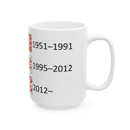 Flag of Belarus ornaments (Belarus) White Coffee Mug - Go Mug Yourself