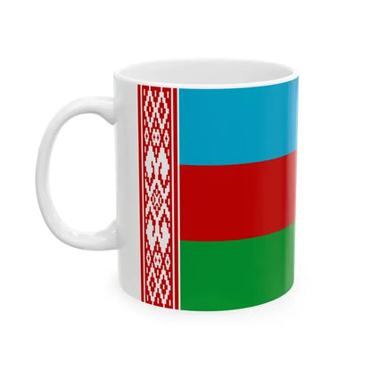 Flag of Belarus proposed (Belarus) White Coffee Mug - Go Mug Yourself