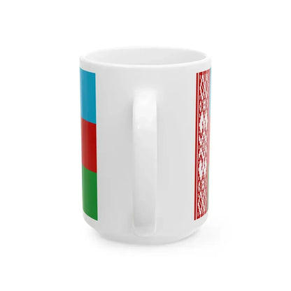 Flag of Belarus proposed (Belarus) White Coffee Mug - Go Mug Yourself