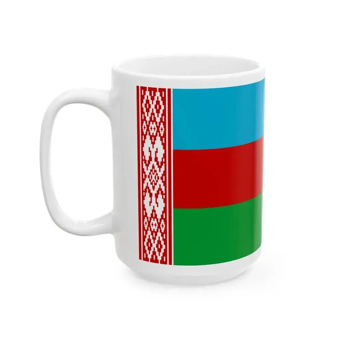 Flag of Belarus proposed (Belarus) White Coffee Mug - Go Mug Yourself
