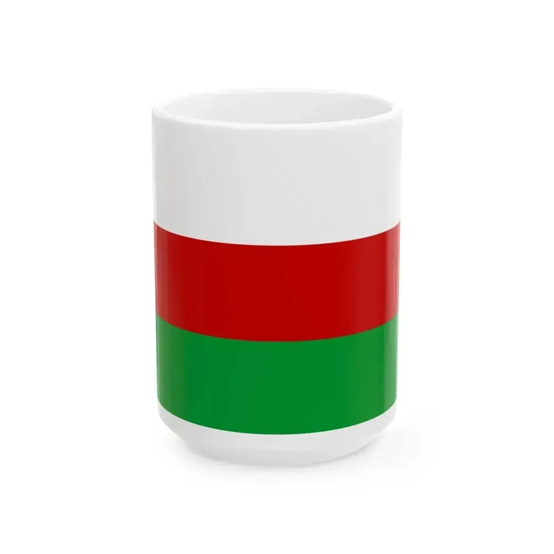 Flag of Belarus proposed compromise (Belarus) White Coffee Mug 15oz - Go Mug Yourself