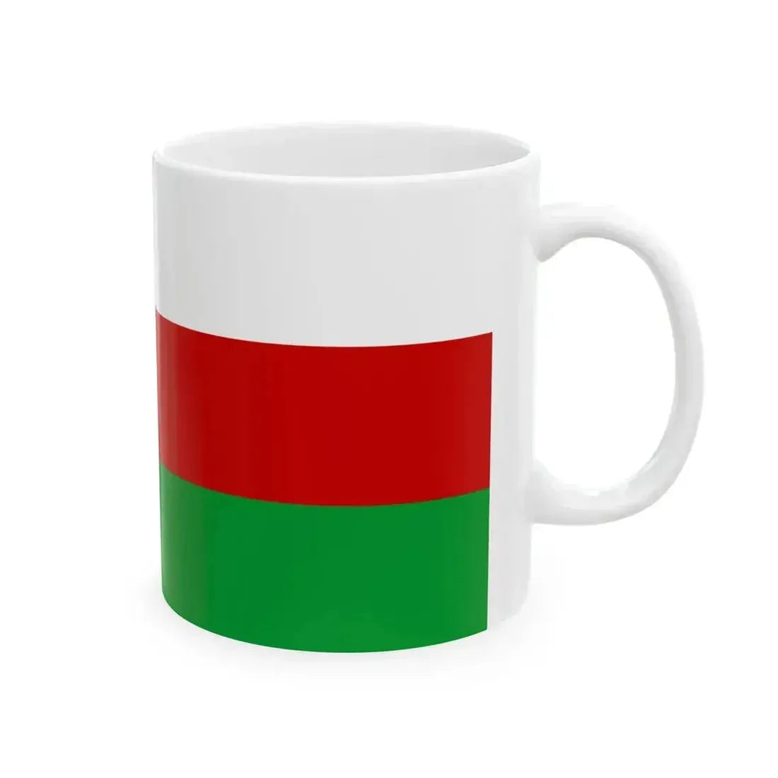 Flag of Belarus proposed compromise (Belarus) White Coffee Mug - Go Mug Yourself
