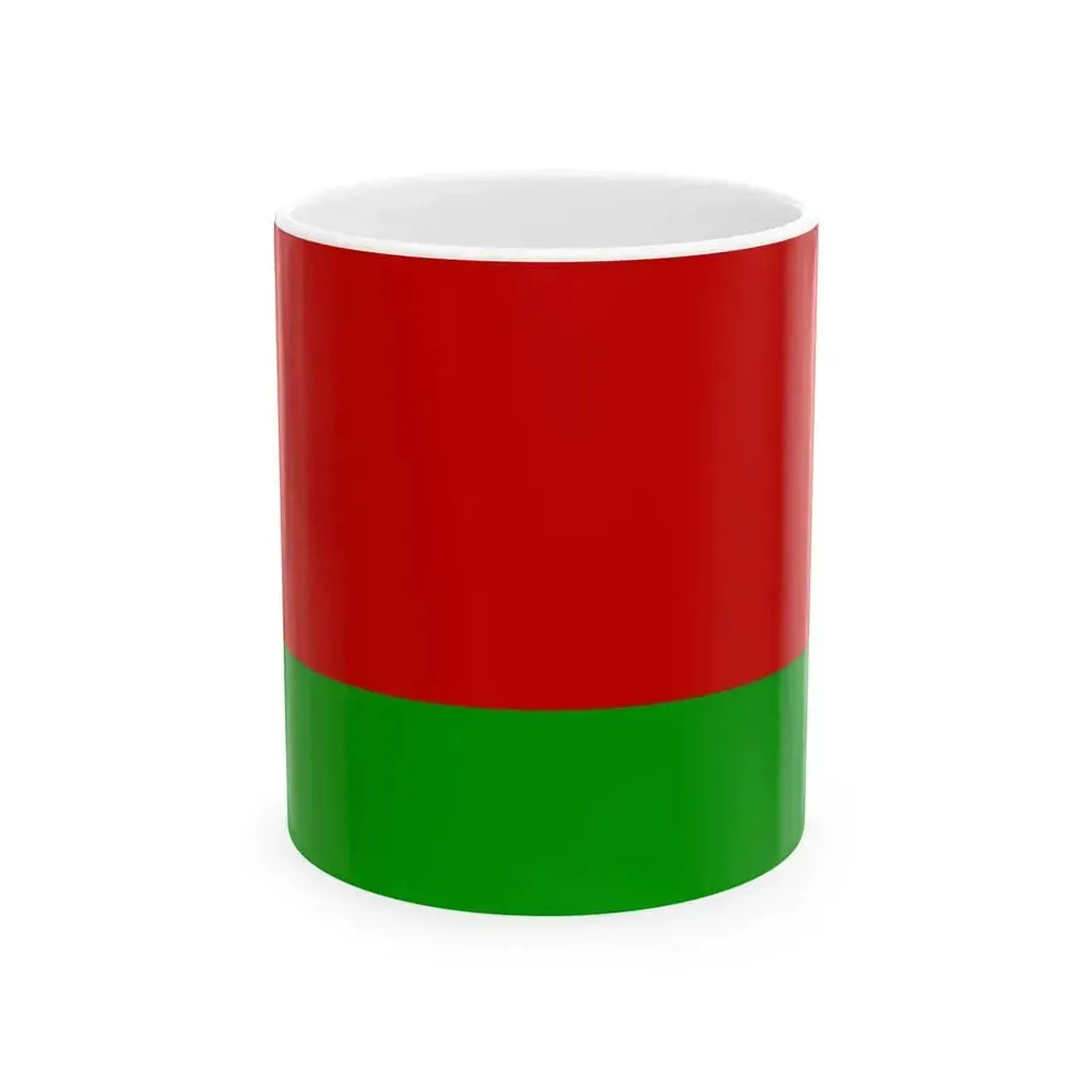 Flag of Belarus variant (Belarus) White Coffee Mug 11oz - Go Mug Yourself