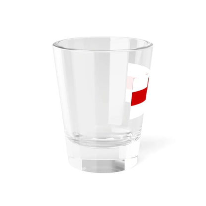 Flag of Belarus w-r-w with Arms 2020 (Belarus) (Coat of Arms) Shot Glass 1.5oz - Go Mug Yourself