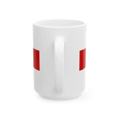 Flag of Belarusian Customs Office (Belarus) White Coffee Mug - Go Mug Yourself