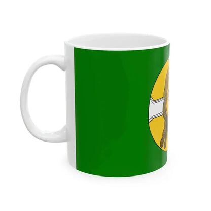 Flag of Belarusian Peasant Party Green Oak (Belarus) White Coffee Mug - Go Mug Yourself