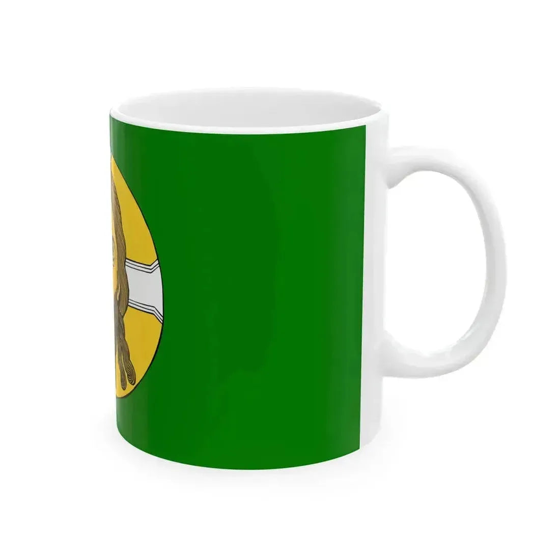 Flag of Belarusian Peasant Party Green Oak (Belarus) White Coffee Mug - Go Mug Yourself