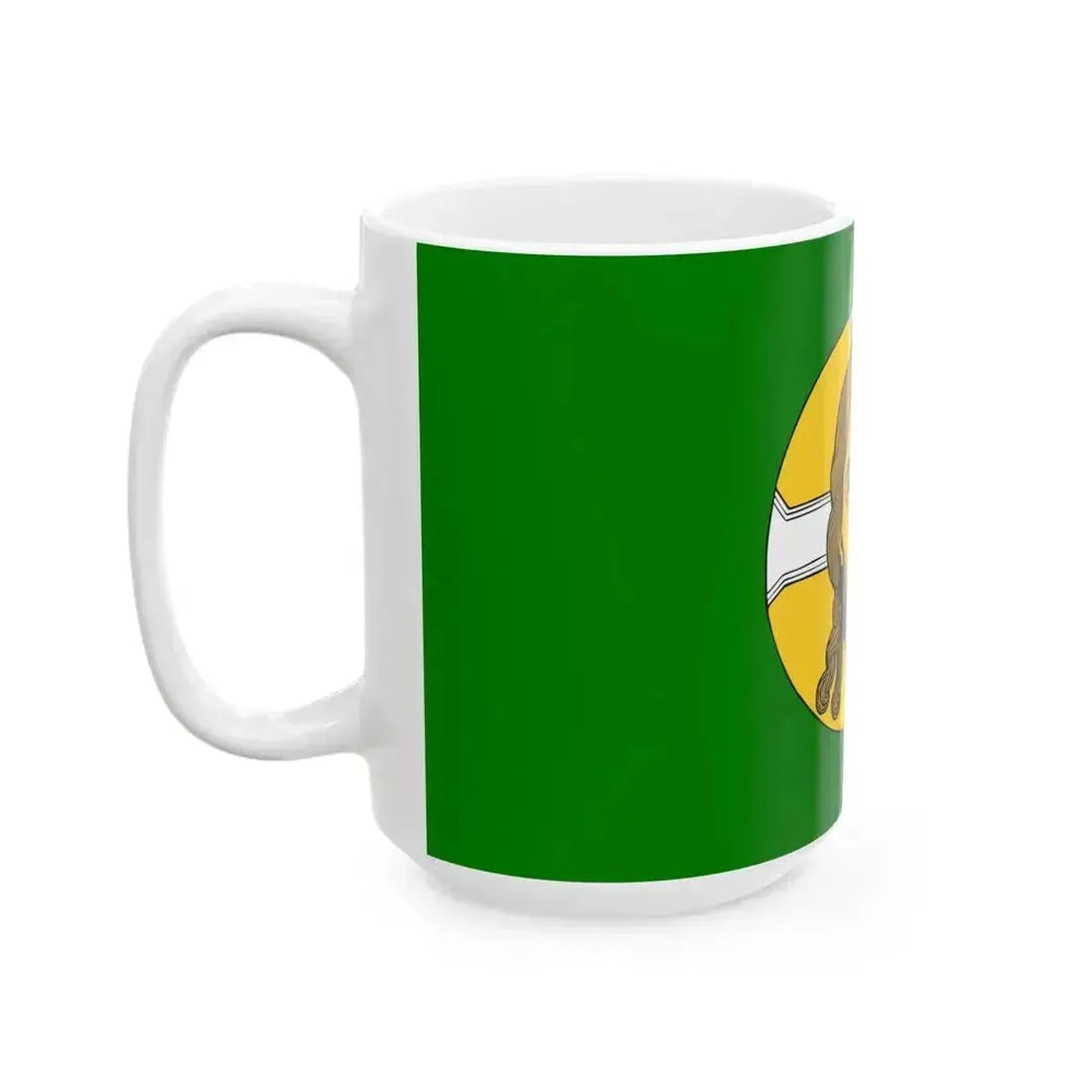 Flag of Belarusian Peasant Party Green Oak (Belarus) White Coffee Mug - Go Mug Yourself