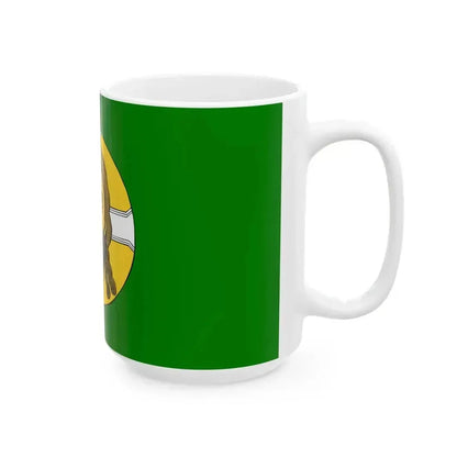 Flag of Belarusian Peasant Party Green Oak (Belarus) White Coffee Mug - Go Mug Yourself