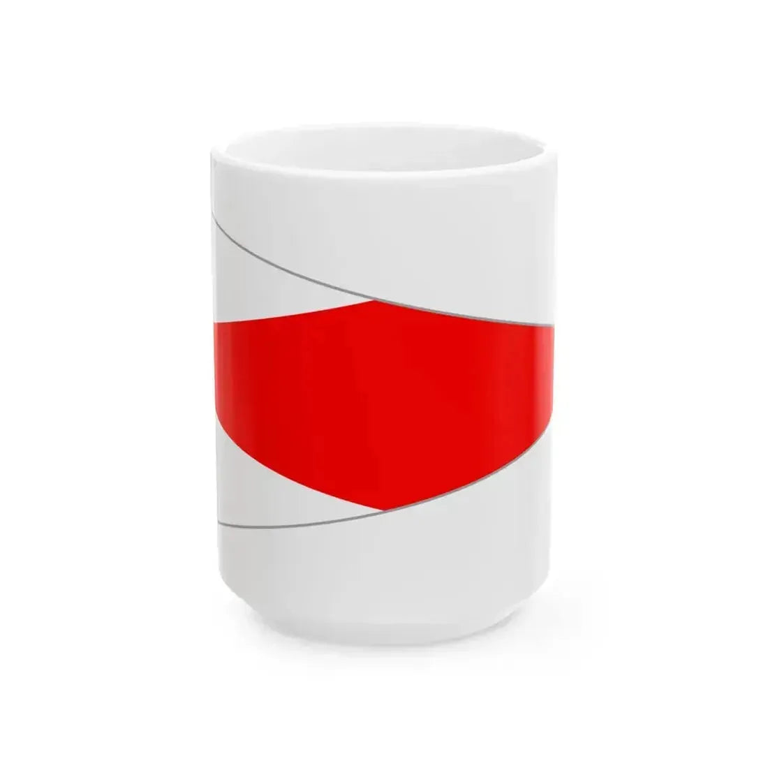 Flag of Belarusian Steamship Line (Belarus) White Coffee Mug 15oz - Go Mug Yourself
