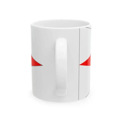 Flag of Belarusian Steamship Line (Belarus) White Coffee Mug - Go Mug Yourself