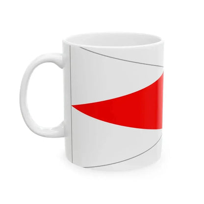 Flag of Belarusian Steamship Line (Belarus) White Coffee Mug - Go Mug Yourself