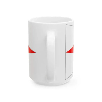 Flag of Belarusian Steamship Line (Belarus) White Coffee Mug - Go Mug Yourself