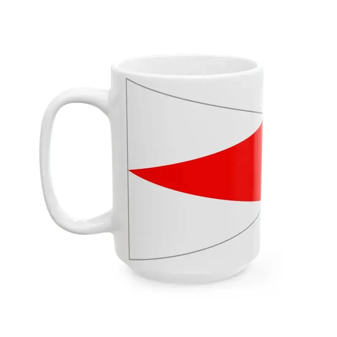 Flag of Belarusian Steamship Line (Belarus) White Coffee Mug - Go Mug Yourself