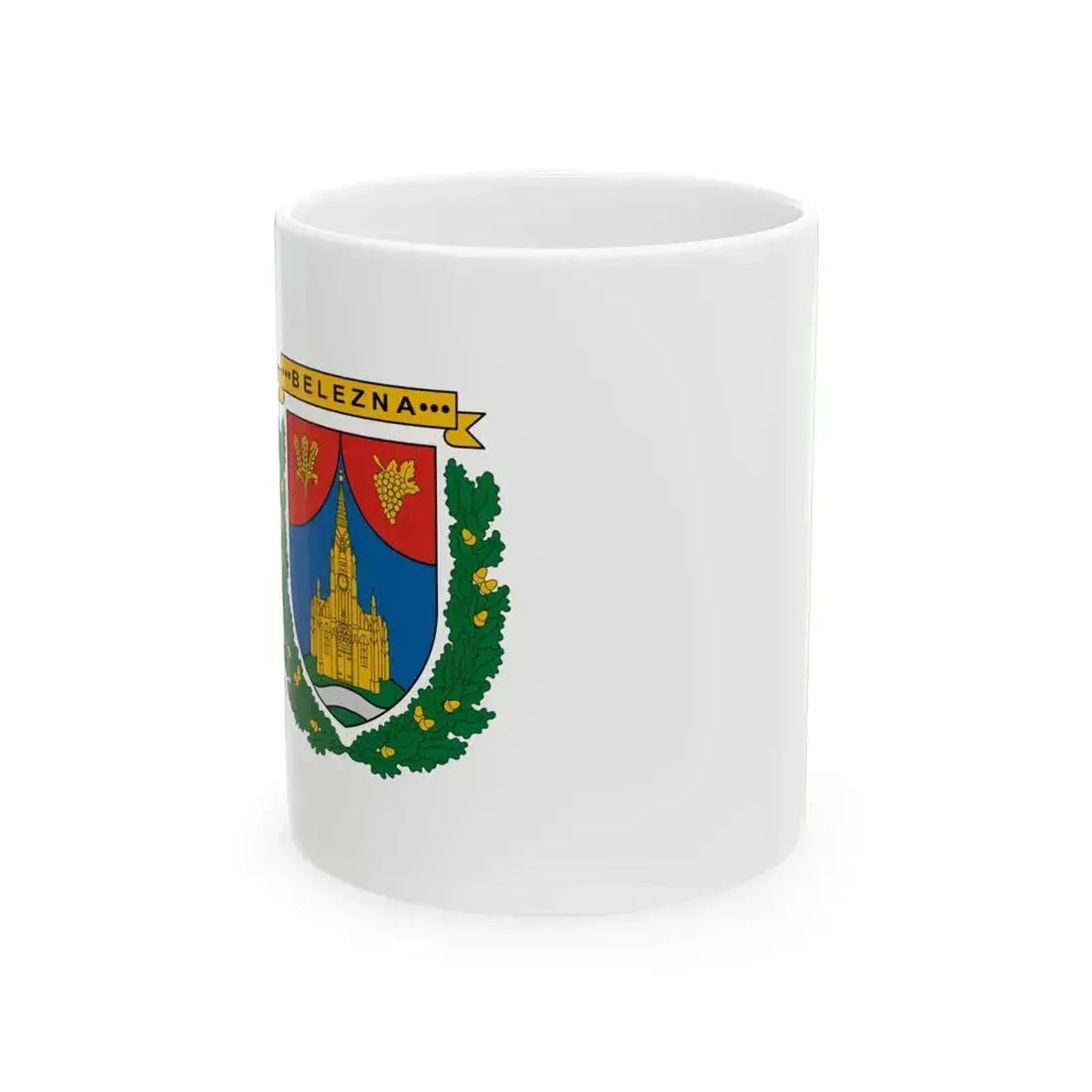 Flag of Belezna (Hungary) White Coffee Mug 11oz - Go Mug Yourself