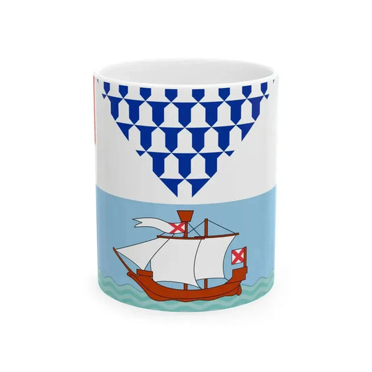 Flag of Belfast (Ireland) White Coffee Mug 11oz - Go Mug Yourself