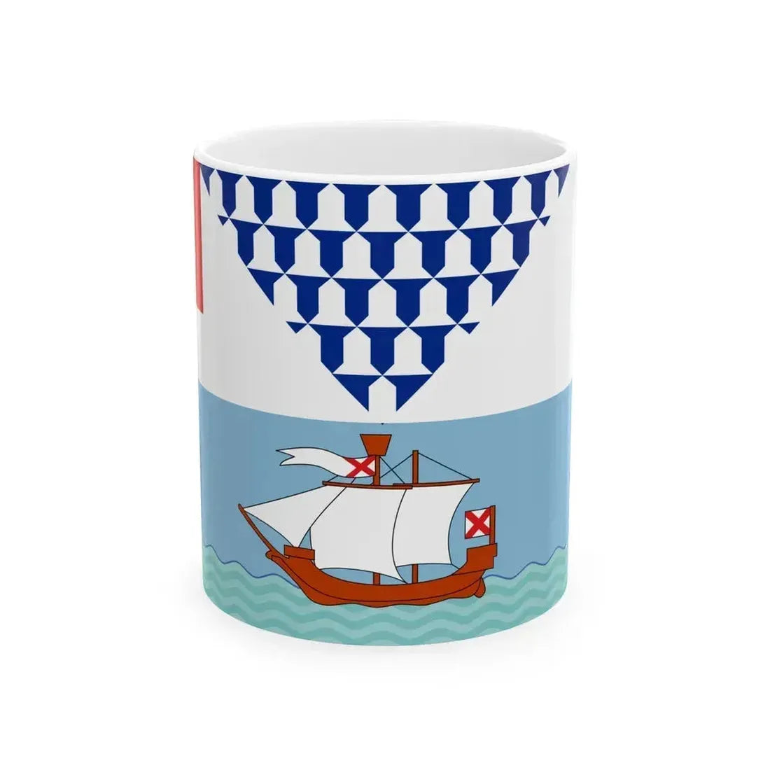 Flag of Belfast Ireland - White Coffee Mug 11oz - Go Mug Yourself