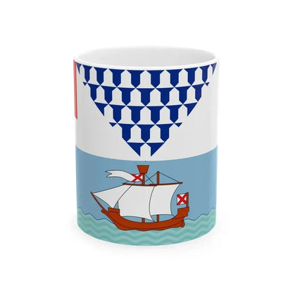 Flag of Belfast Ireland - White Coffee Mug 11oz - Go Mug Yourself