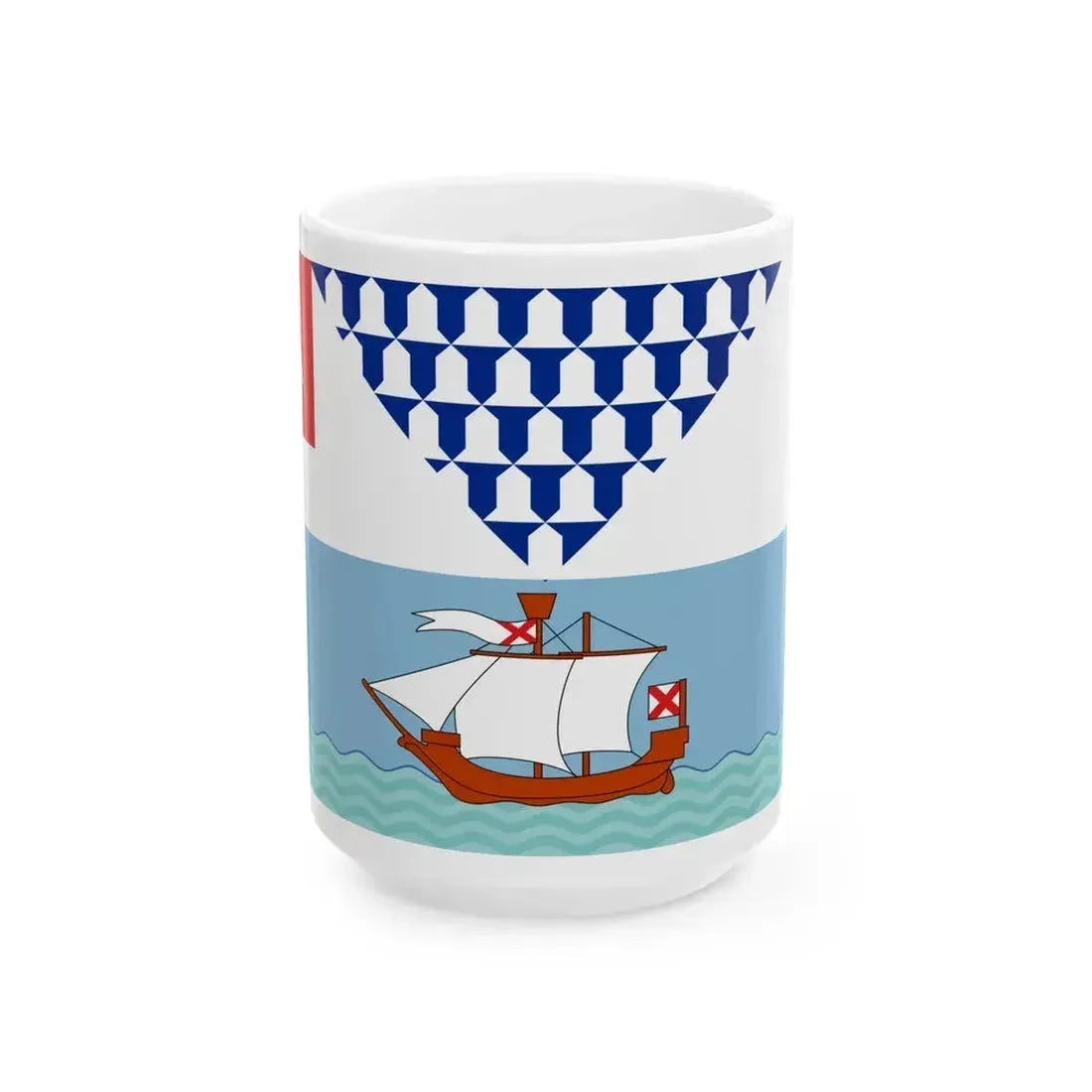 Flag of Belfast Ireland - White Coffee Mug 15oz - Go Mug Yourself