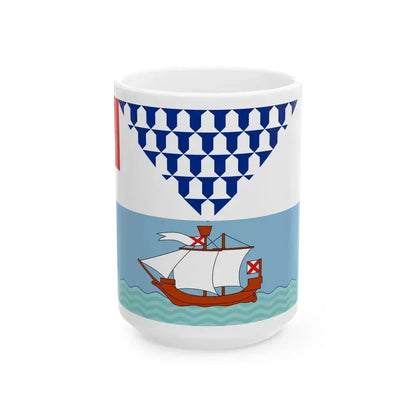 Flag of Belfast Ireland - White Coffee Mug 15oz - Go Mug Yourself