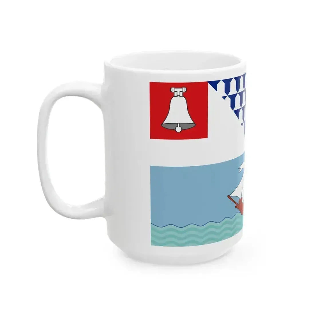 Flag of Belfast Ireland - White Coffee Mug - Go Mug Yourself