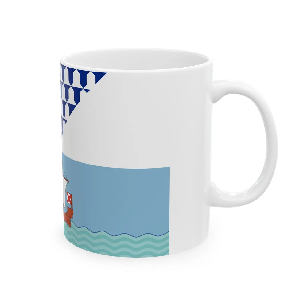 Flag of Belfast Ireland - White Coffee Mug-Go Mug Yourself