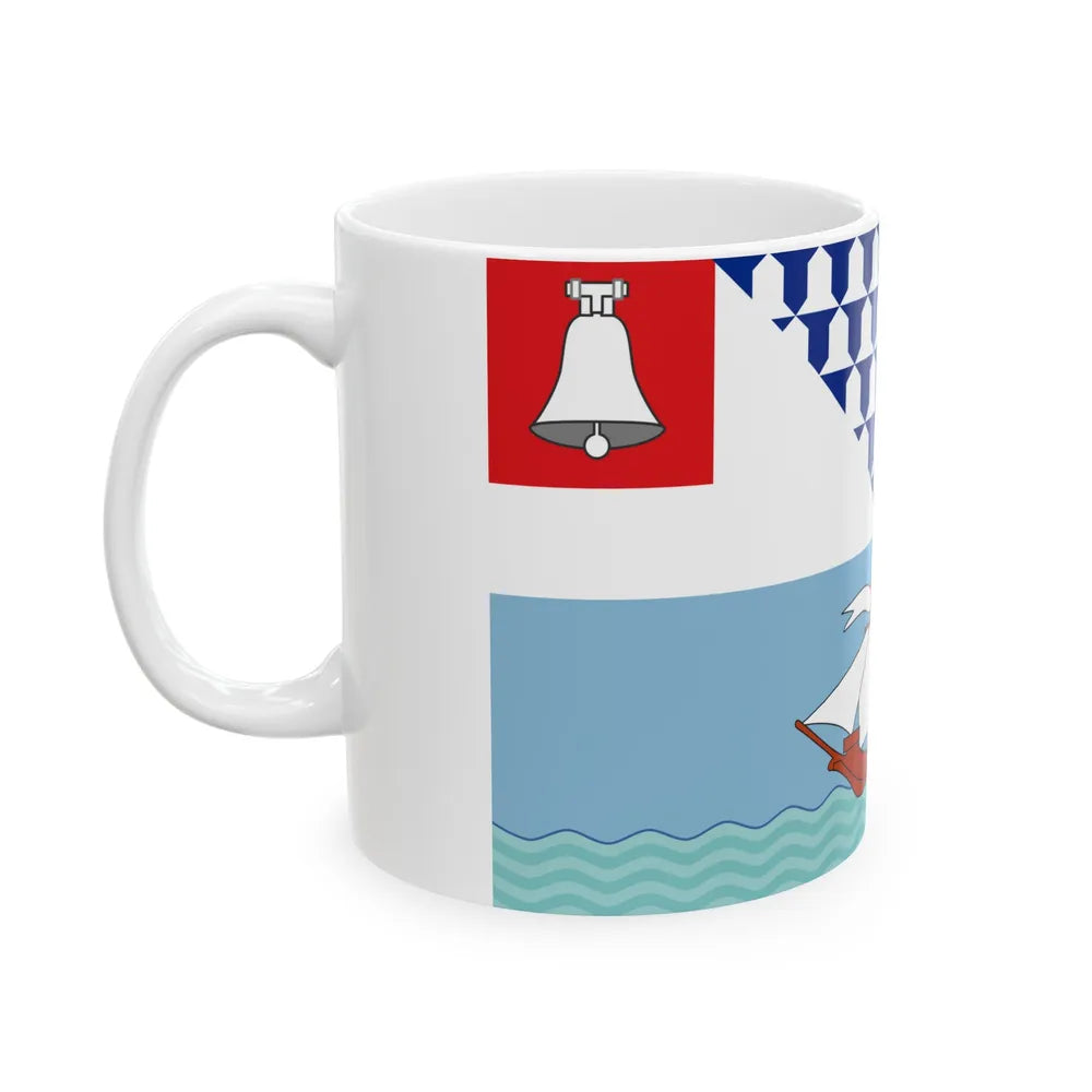 Flag of Belfast Ireland - White Coffee Mug-Go Mug Yourself