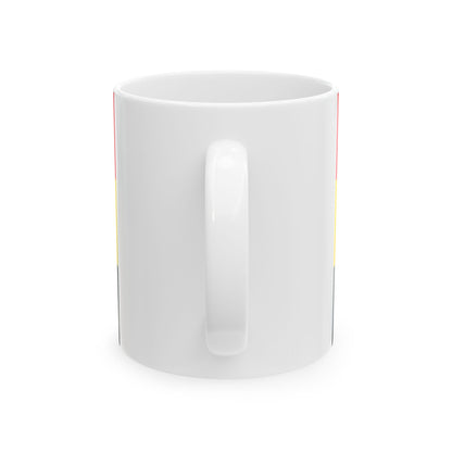 Flag of Belgium 1830 (Belgium) White Coffee Mug-Go Mug Yourself