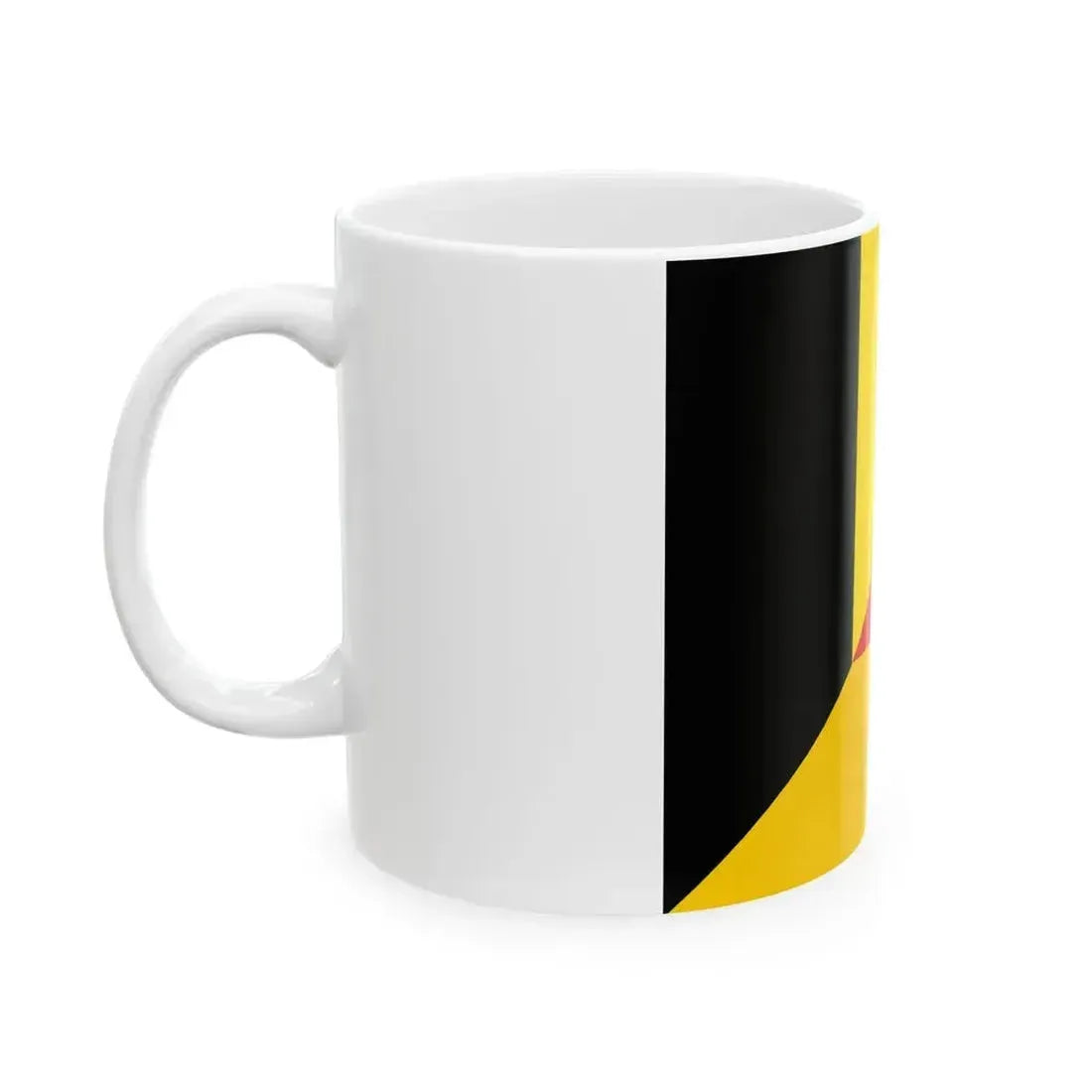 Flag of Belgium and Germany (Belgium) White Coffee Mug - Go Mug Yourself