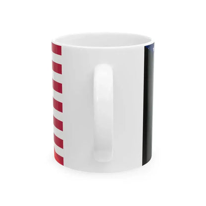 Flag of Belgium and the United States (Belgium) White Coffee Mug - Go Mug Yourself