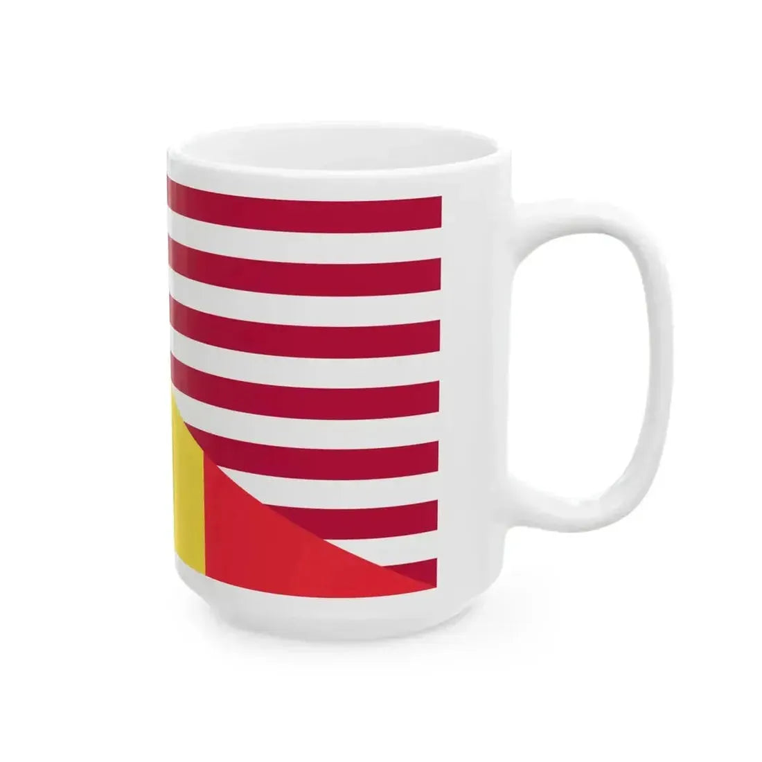 Flag of Belgium and the United States (Belgium) White Coffee Mug - Go Mug Yourself