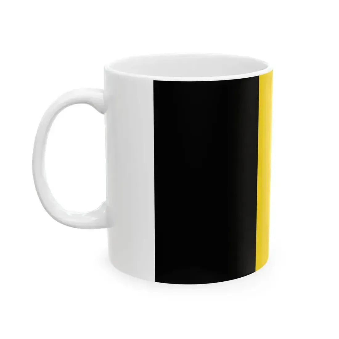 Flag of Belgium civil (Belgium) White Coffee Mug - Go Mug Yourself