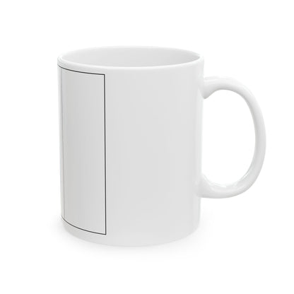Flag of Belgium colouring page (Belgium) White Coffee Mug-Go Mug Yourself