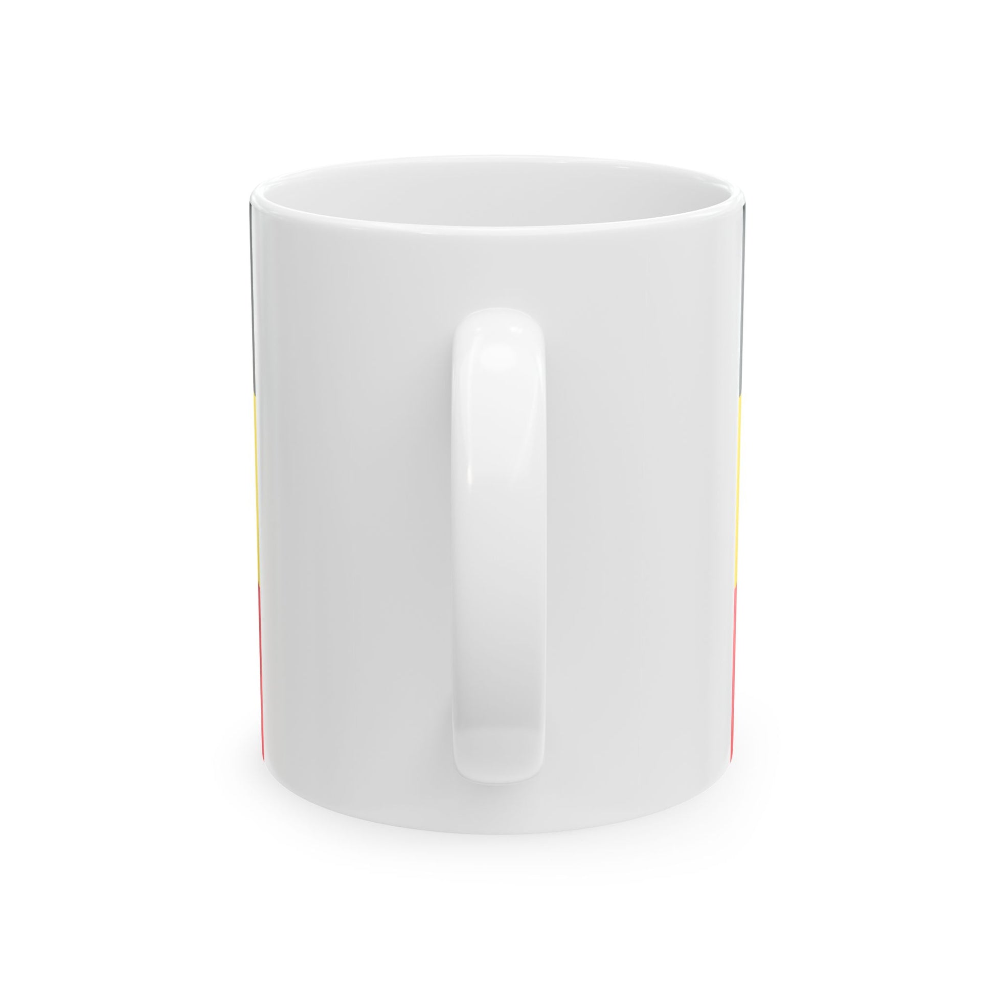 Flag of Belgium horizontal (Belgium) White Coffee Mug-Go Mug Yourself