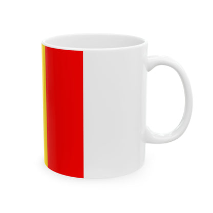 Flag of Belgium state (Belgium) White Coffee Mug-Go Mug Yourself