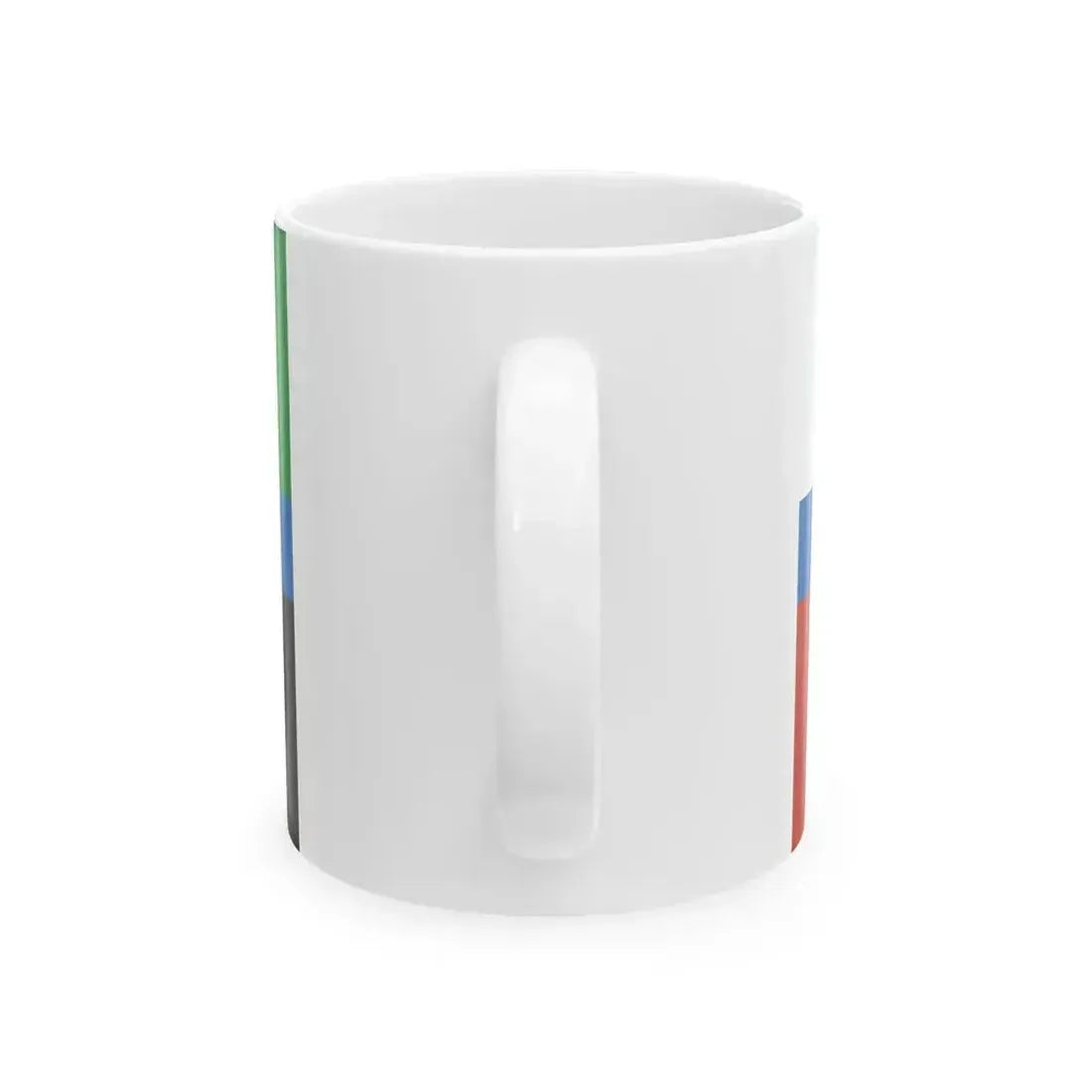 Flag of Belgorod Oblast Light color (Russia) White Coffee Mug - Go Mug Yourself