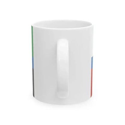 Flag of Belgorod Oblast Light color (Russia) White Coffee Mug - Go Mug Yourself