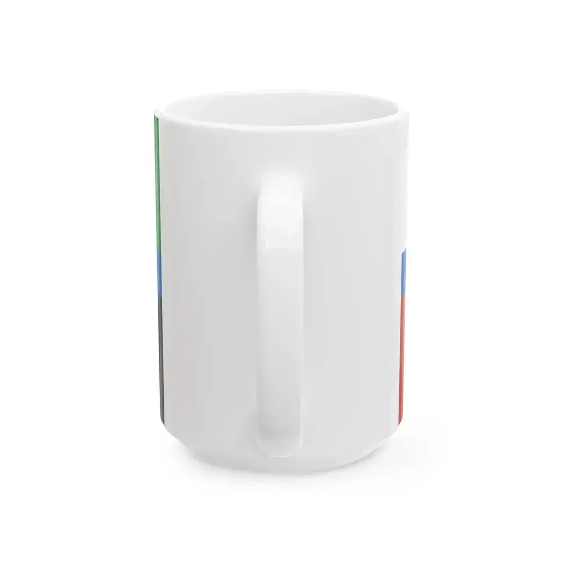 Flag of Belgorod Oblast Light color (Russia) White Coffee Mug - Go Mug Yourself