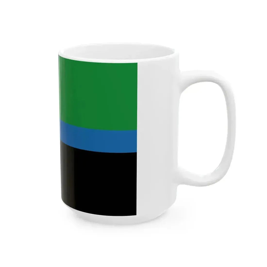 Flag of Belgorod Oblast Light color (Russia) White Coffee Mug - Go Mug Yourself