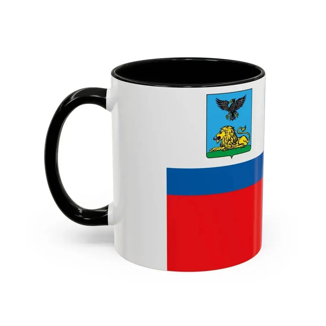 Flag of Belgorod Oblast Russia - Accent Coffee Mug - Go Mug Yourself