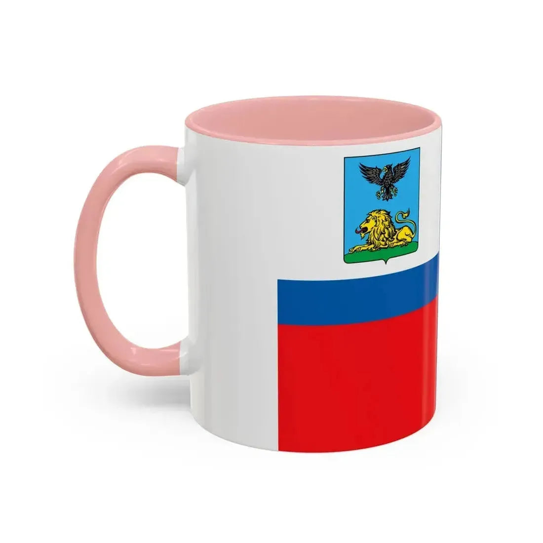 Flag of Belgorod Oblast Russia - Accent Coffee Mug - Go Mug Yourself